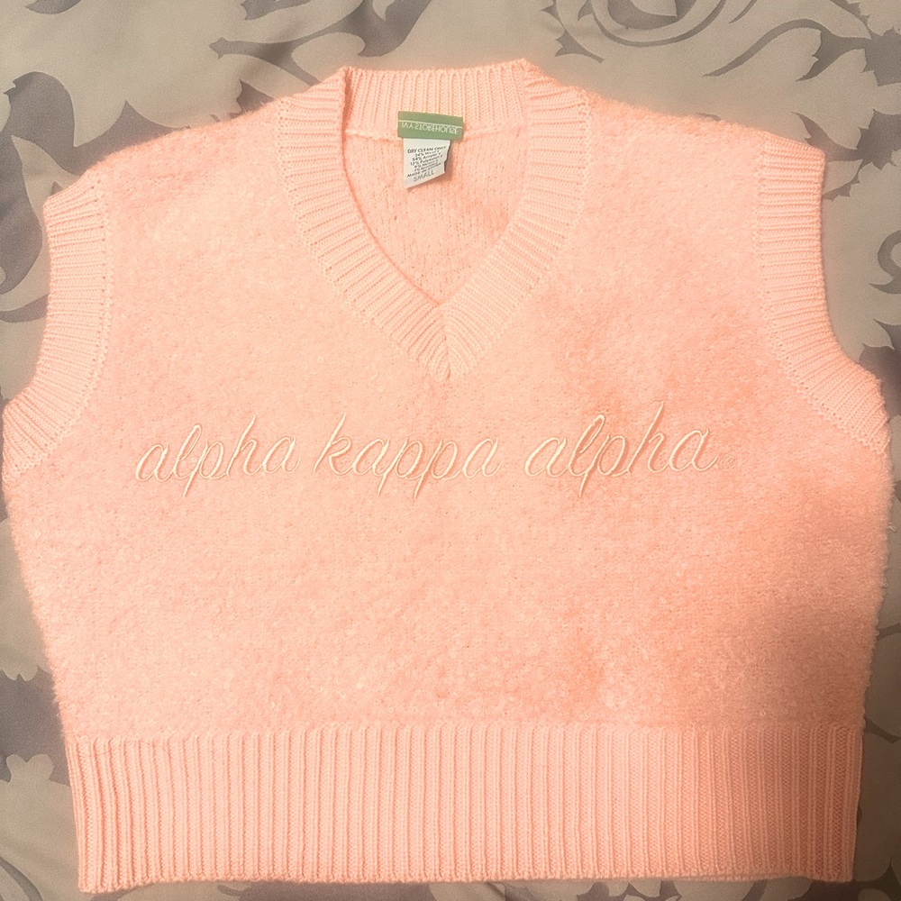 Pink Sherpa Vest